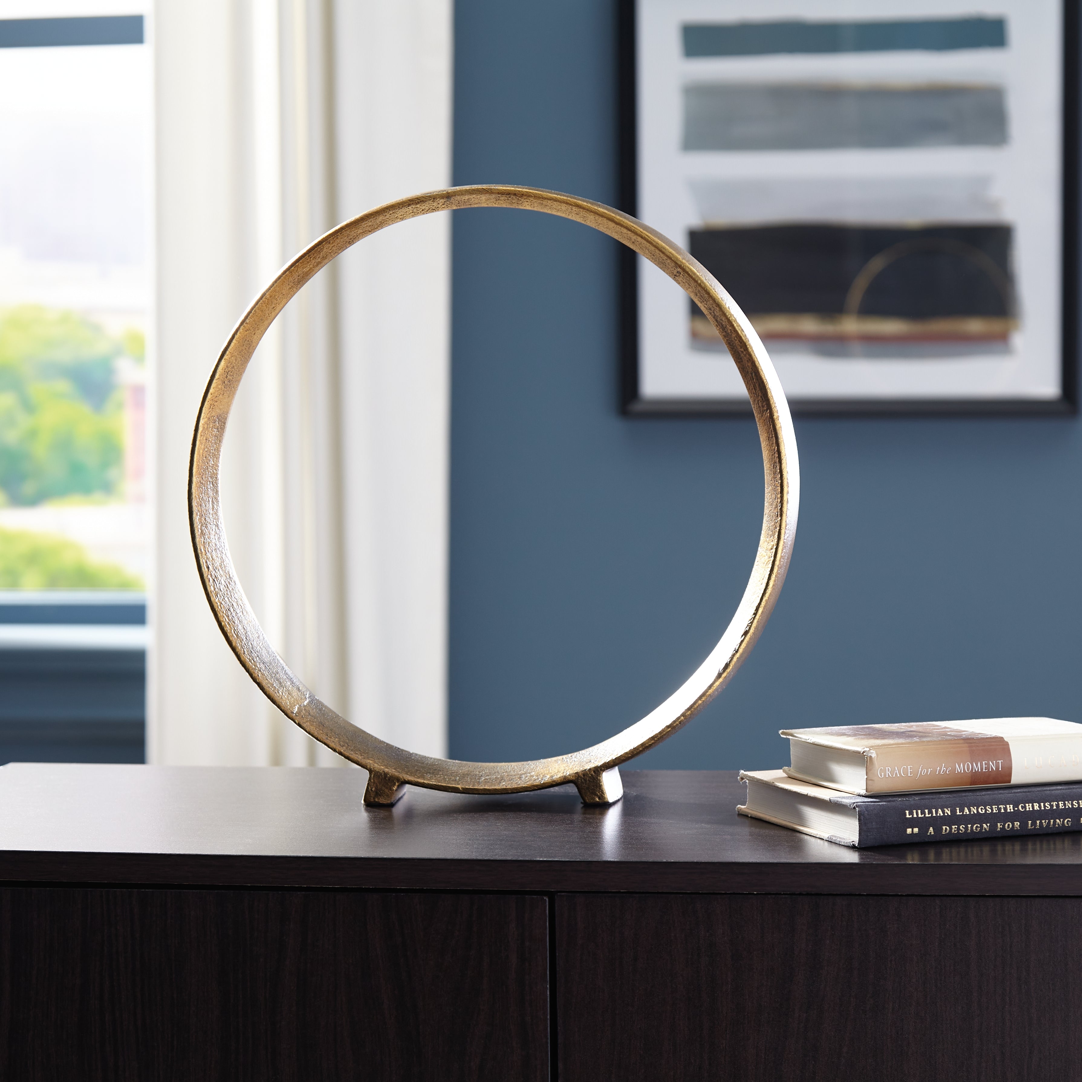 Tampa Furniture Outlet Lutz - Ashley Furniture - Ryandale Sculpture - Sculpture / Antique Brass Finish - A2000500S