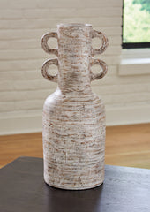 Tampa Furniture Outlet Lutz - Ashley Furniture - Wellbridge Vase - Vase / Distressed White - A2000609