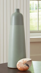 Tampa Furniture Outlet Lutz - Ashley Furniture - Peerland Vase - Vase / Sage Green - A2000656