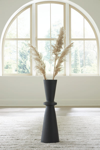 Tampa Furniture Outlet Lutz - Ashley Furniture - Collisten Vase - Vase / Black - A2000663