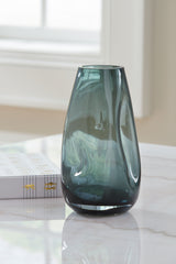 Tampa Furniture Outlet Lutz - Ashley Furniture - Beamund Vase - Vase (2/CS) / Teal Blue - A2900010