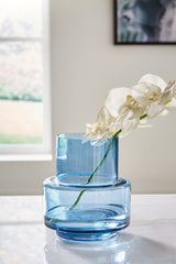 Tampa Furniture Outlet Lutz - Ashley Furniture - Bealen Vase - Vase / Dark Blue - A2900012