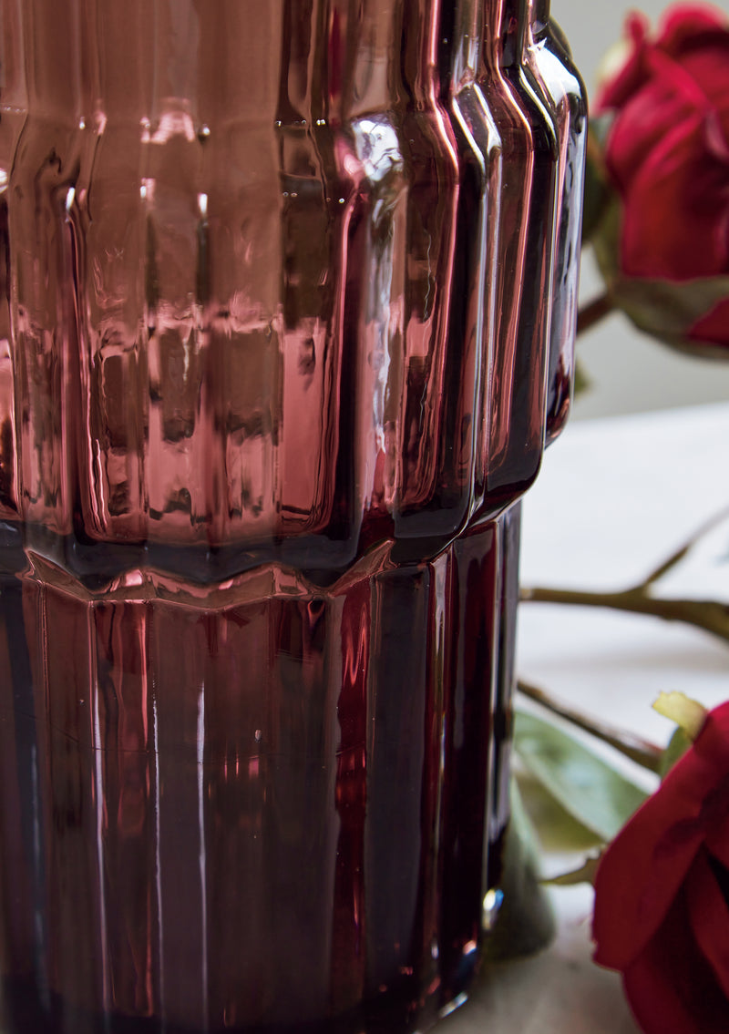 Tampa Furniture Outlet Lutz - Ashley Furniture - Dorlow Vase - Vase / Mauve - A2900024V