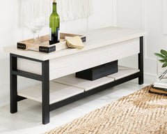Tampa Furniture Outlet Lutz - Ashley Furniture - Rhyson Storage Bench - Storage Bench / White / 48"W x 16"D x 18"H - A3000312