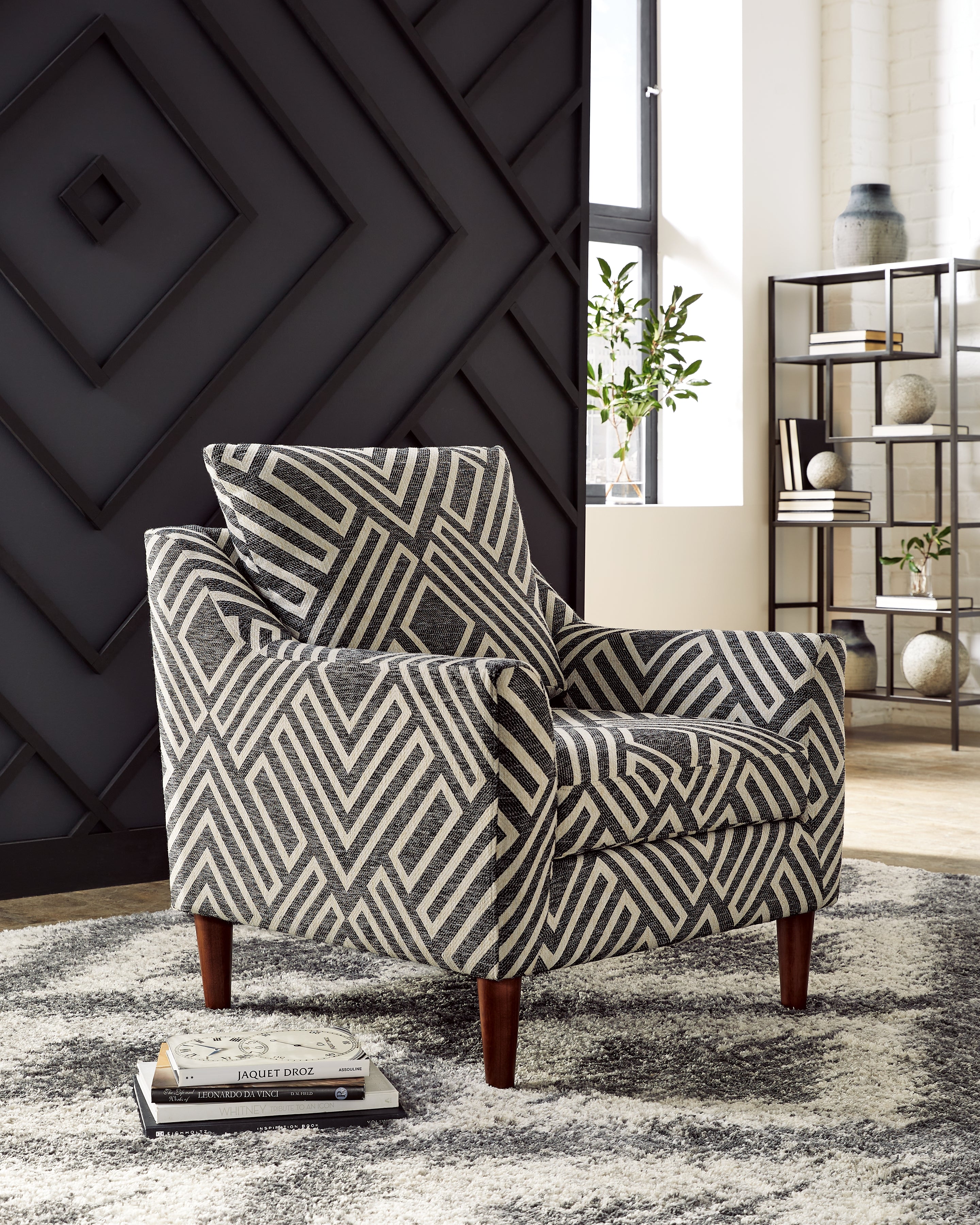 Tampa Furniture Outlet Lutz - Ashley Furniture - Morrilton Next-Gen Nuvella Accent Chair - Accent Chair / Natural/Charcoal - A3000641