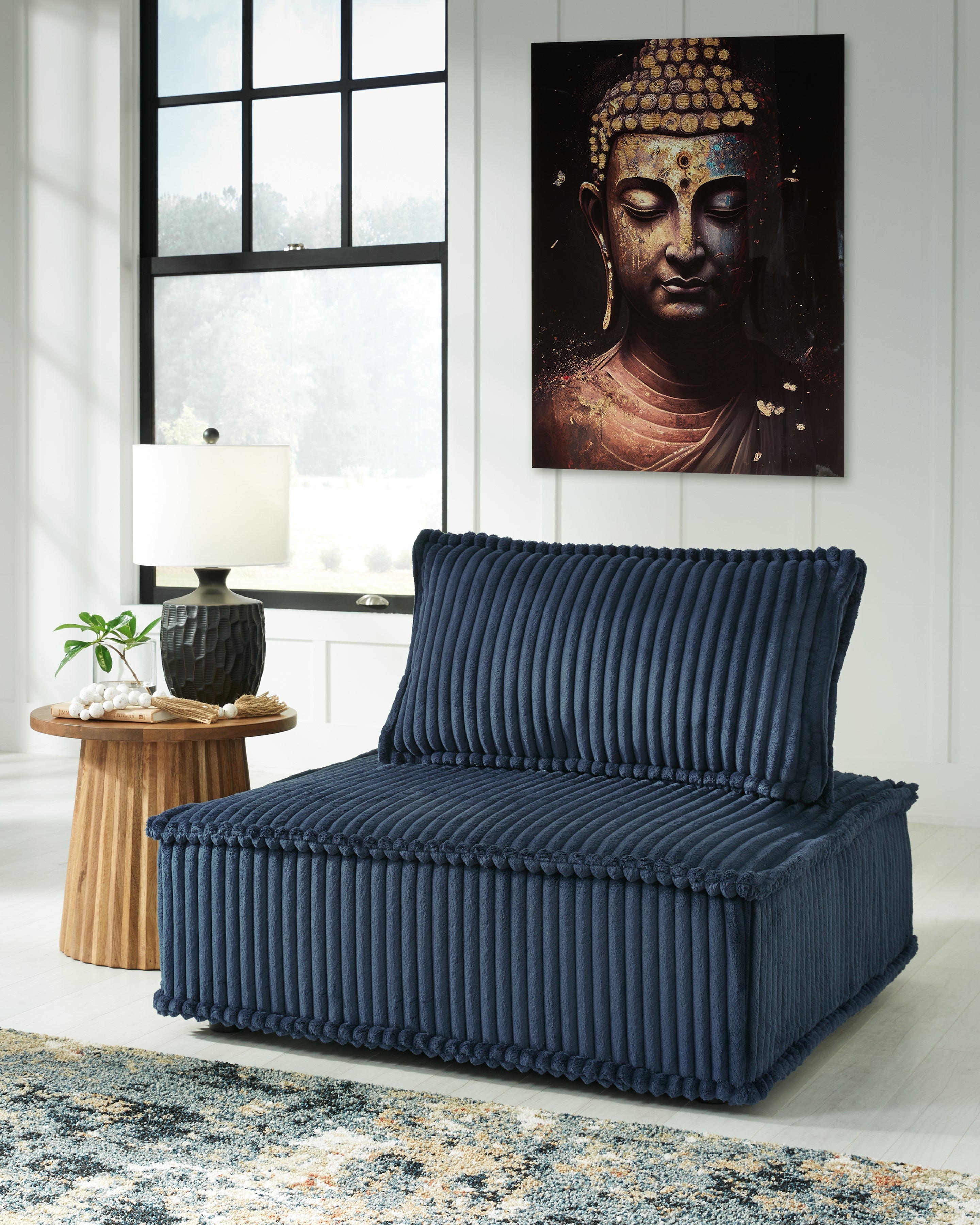 Tampa Furniture Outlet Lutz - Ashley Furniture - Bales Accent Chair - Accent Chair / Navy - A3000662
