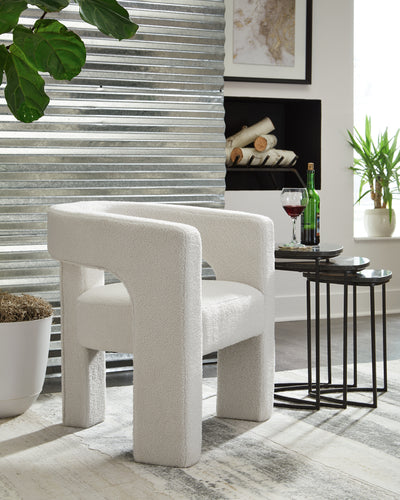 Tampa Furniture Outlet Lutz - Ashley Furniture - Landick Accent Chair - Accent Chair / Ivory - A3000699