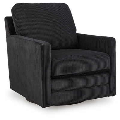 Tampa Furniture Outlet Lutz - Ashley Furniture - Icaman Swivel Accent Chair - Swivel Accent Chair / Sand - A3000728