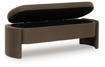 Tampa Furniture Outlet Lutz - Ashley Furniture - Vavuniya Storage Bench - Storage Bench / Brown / 56"W x 19"D x 19"H - A3000750