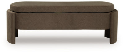 Tampa Furniture Outlet Lutz - Ashley Furniture - Vavuniya Storage Bench - Storage Bench / Brown / 56"W x 19"D x 19"H - A3000750