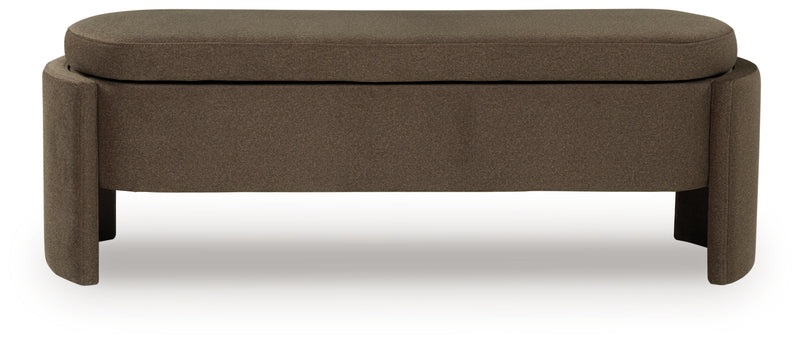 Tampa Furniture Outlet Lutz - Ashley Furniture - Vavuniya Storage Bench - Storage Bench / Brown / 56"W x 19"D x 19"H - A3000750
