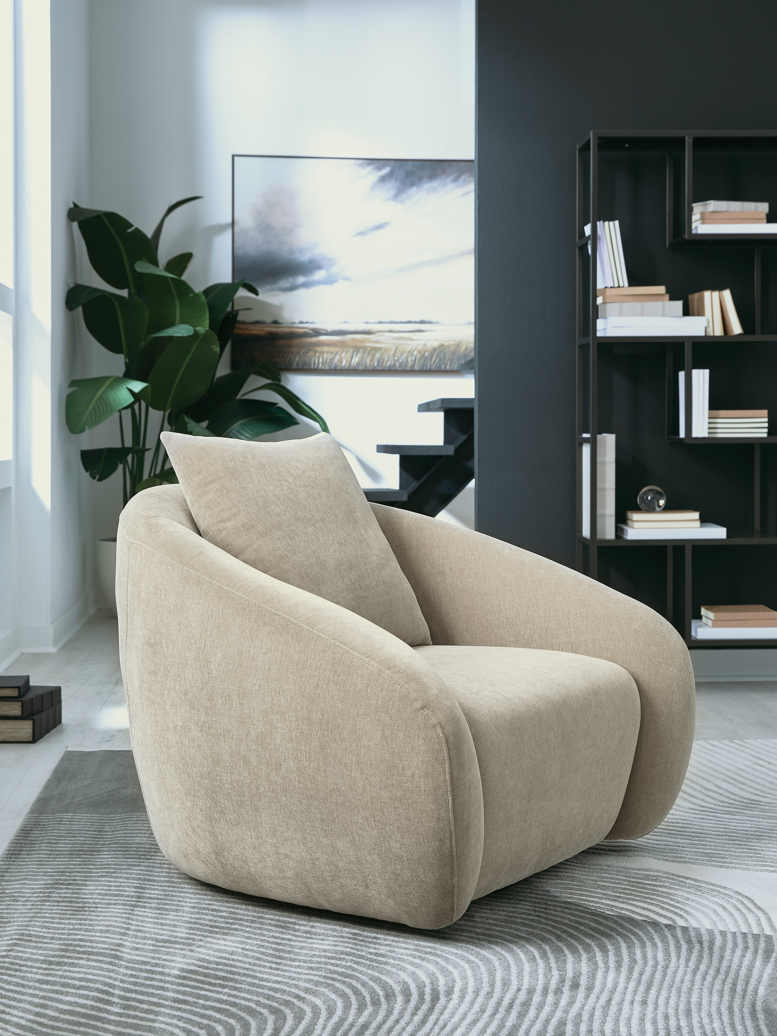 Tampa Furniture Outlet Lutz - Ashley Furniture - Yahya Swivel Accent Chair - Swivel Accent Chair - A3000782