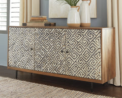 Tampa Furniture Outlet Lutz - Ashley Furniture - Kerrings Accent Cabinet - Accent Cabinet / Brown/Black/White - A4000258