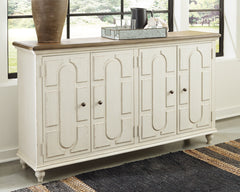 Tampa Furniture Outlet Lutz - Ashley Furniture - Roranville Accent Cabinet - Accent Cabinet / Antique White - A4000268