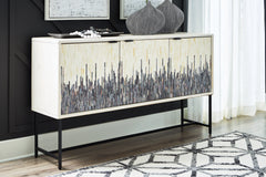Tampa Furniture Outlet Lutz - Ashley Furniture - Freyton Accent Cabinet - Accent Cabinet / White/Gray - A4000582