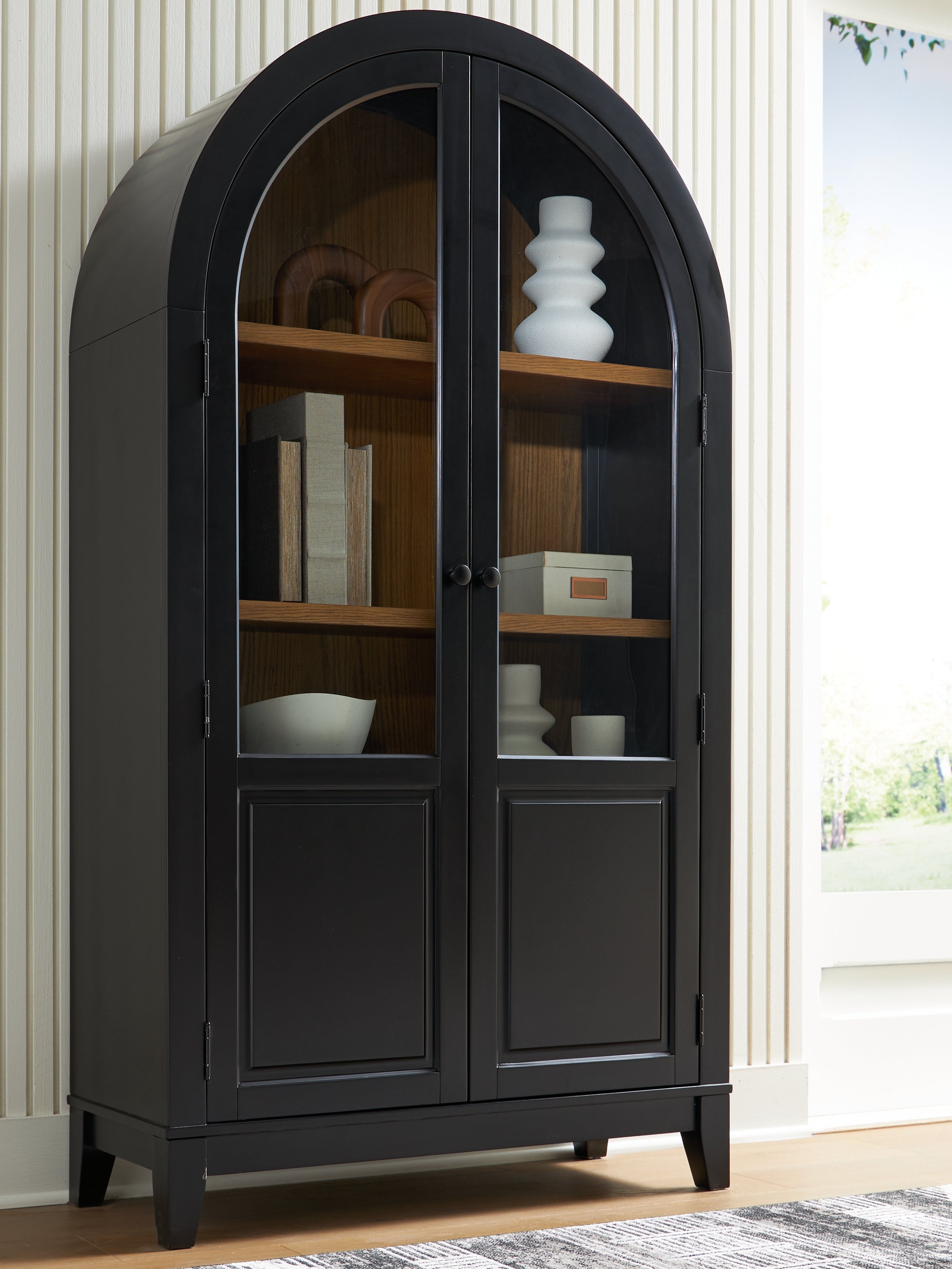 Tampa Furniture Outlet Lutz - Ashley Furniture - Dagandale Accent Cabinet - Accent Cabinet / Black/Natural - A4000599