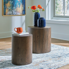 Tampa Furniture Outlet Lutz - Ashley Furniture - Cammund Accent Table (Set of 2) - Accent Table (Set of 2) / Brown - A4000619