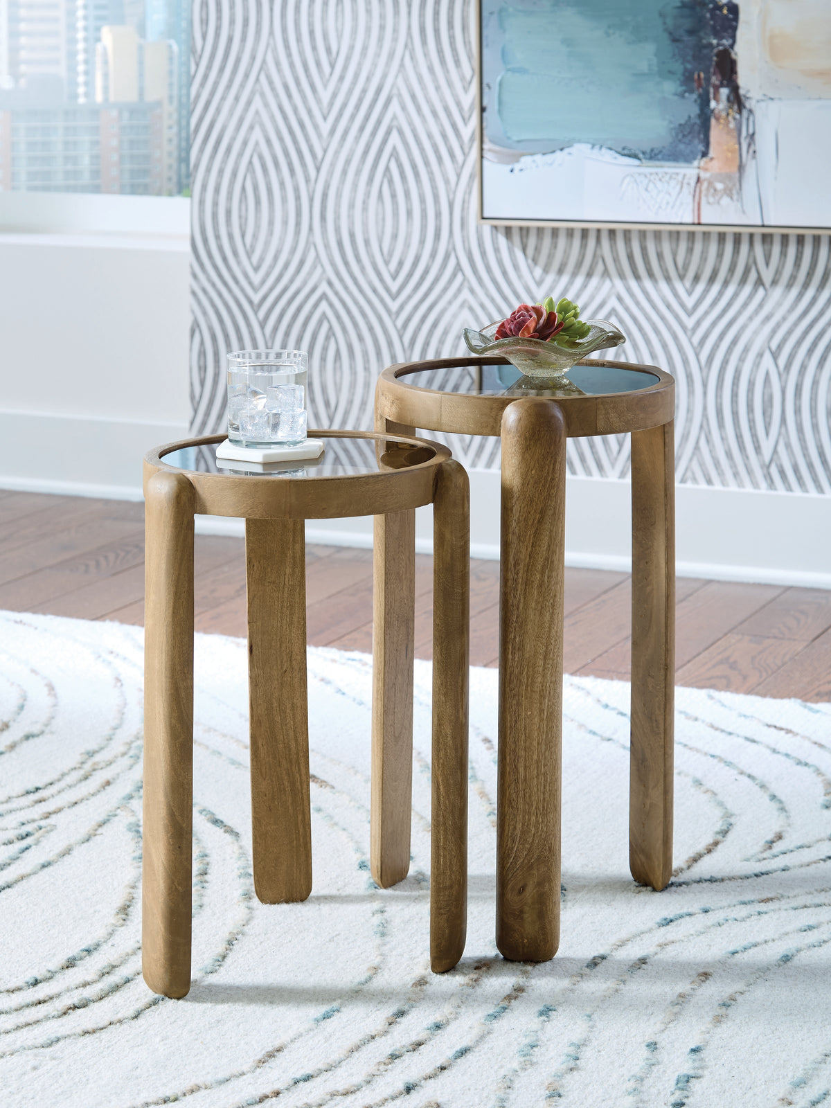 Tampa Furniture Outlet Lutz - Ashley Furniture - Jossor Accent Table (Set of 2) - Accent Table Set (Set of 2) - A4000726