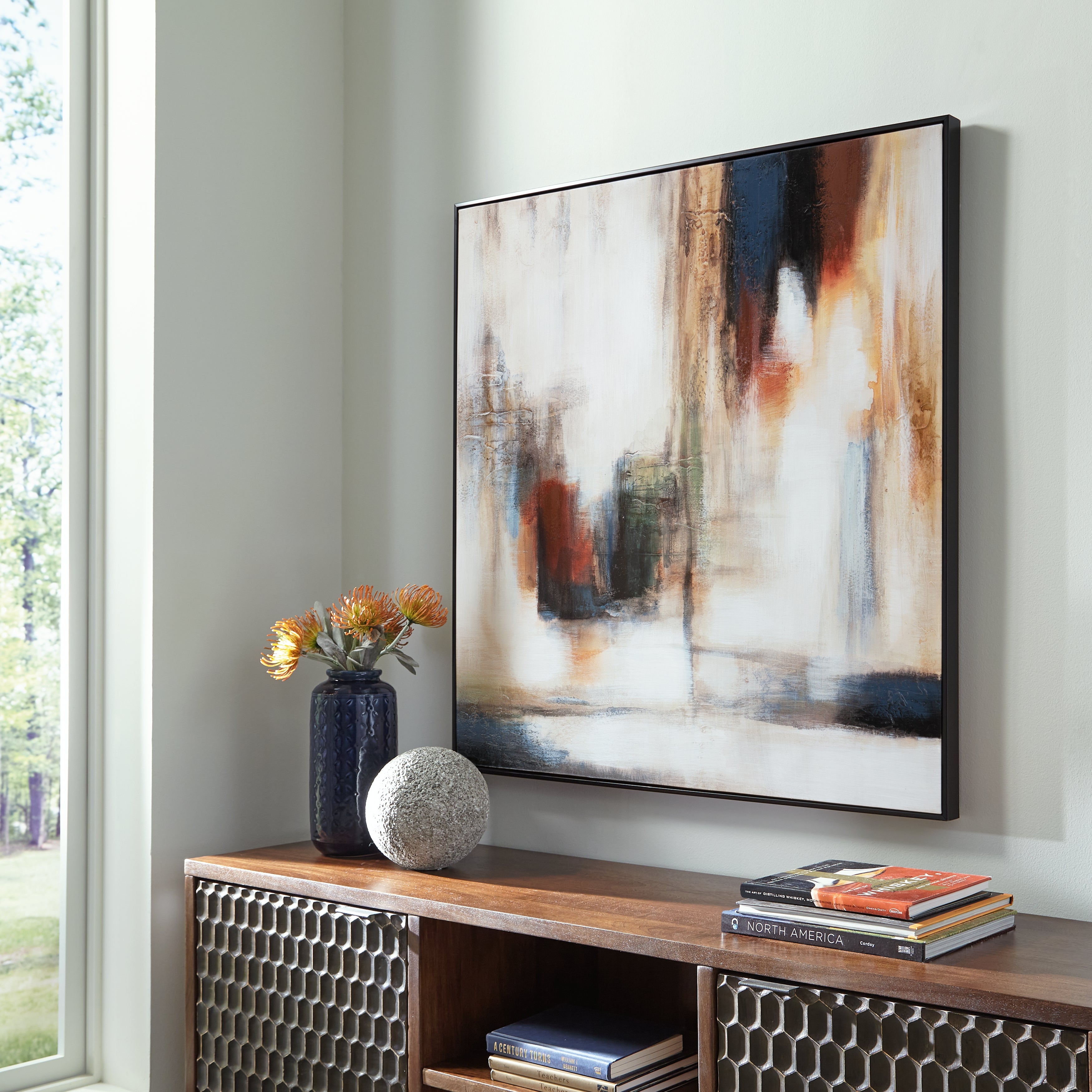 Tampa Furniture Outlet Lutz - Ashley Furniture - Pigeonford Wall Decor - Wall Art / Multi - A8000348