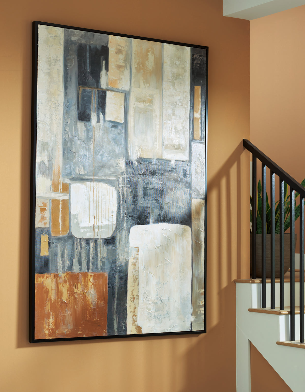 Tampa Furniture Outlet Lutz - Ashley Furniture - Howford Wall Decor - Wall Art / Brown/Black/Gray - A8000426