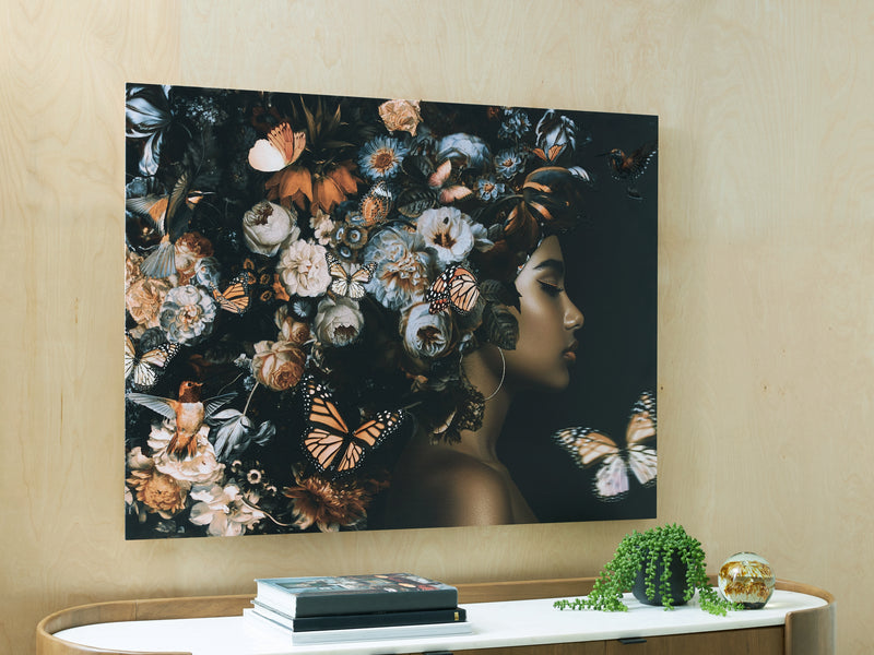 Tampa Furniture Outlet Lutz - Ashley Furniture - Valfer Wall Decor - Wall Art / Orange/Black/White - A8000481