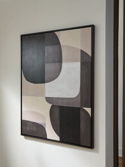 Tampa Furniture Outlet Lutz - Ashley Furniture - Kesleigh Wall Decor - Wall Art / Black/White - A8000495