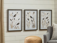Tampa Furniture Outlet Lutz - Ashley Furniture - Honslow Wall Decor - Wall Art Set (3/CN) - A8000506