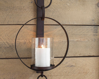Tampa Furniture Outlet Lutz - Ashley Furniture - Ogaleesha Wall Decor - Wall Sconce / Brown - A8010036