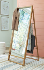 Tampa Furniture Outlet Lutz - Ashley Furniture - Devford Mirror - Floor Mirror / Brown - A8010341