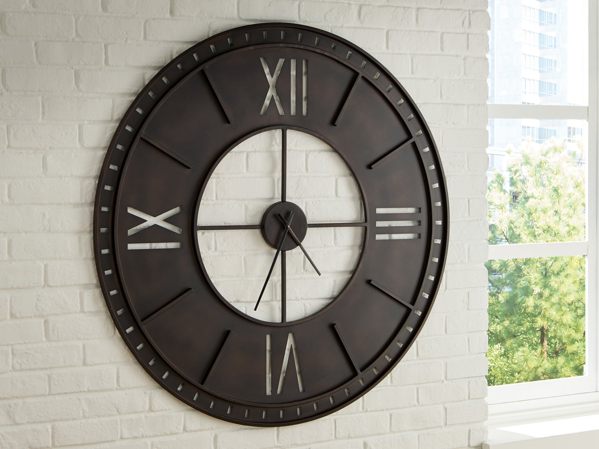 Tampa Furniture Outlet Lutz - Ashley Furniture - Lytle Wall Decor - Wall Clock - A8010453
