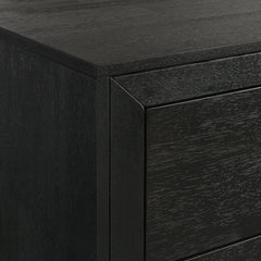 Allan 2-Drawer Nightstand in Black