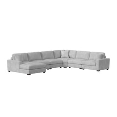 Arizona Modular RHF Armchair with 1 pillow 20" in Steno Stone