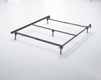Tampa Furniture Outlet Lutz - Ashley Furniture - Platform Bedroom - Queen Bolt on Bed Frame / Metallic - B100-31