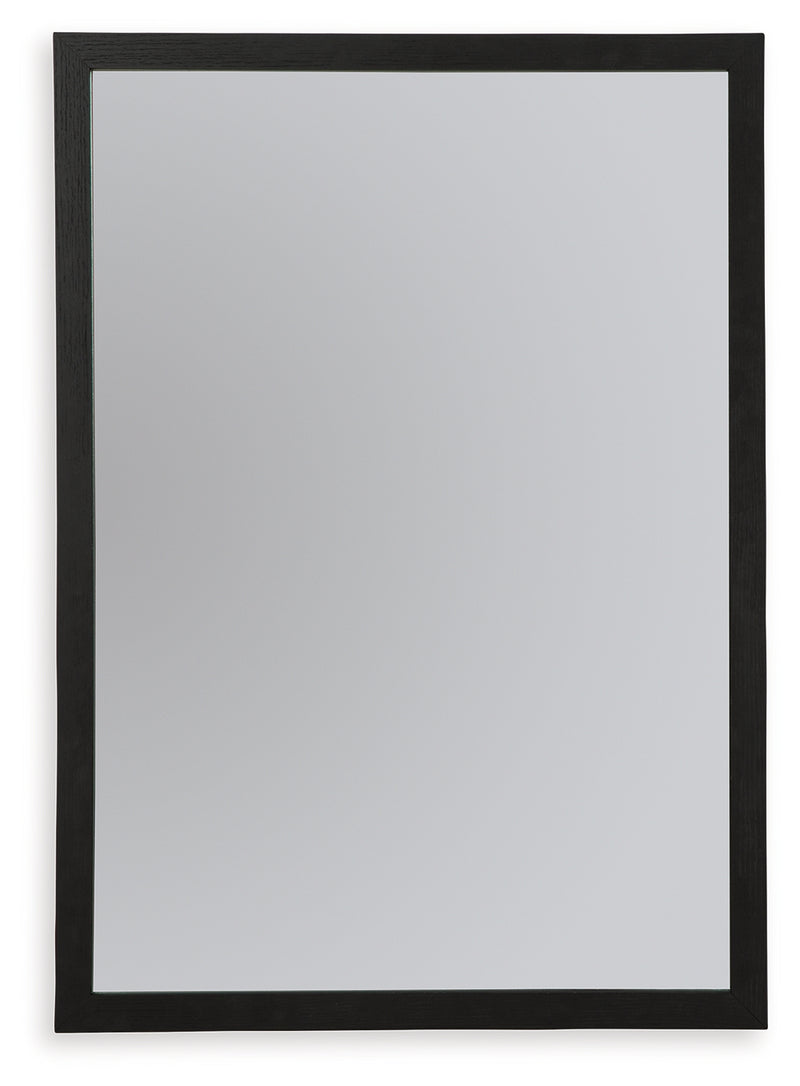 Tampa Furniture Outlet Lutz - Ashley Furniture - Danziar Bedroom - Bedroom Mirror / Black - B1013-36
