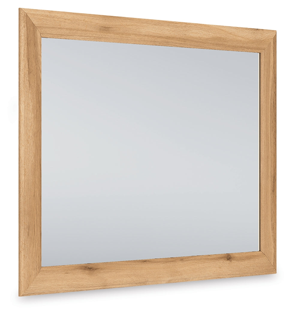 Tampa Furniture Outlet Lutz - Ashley Furniture - Aleaport Bedroom - Bedroom Mirror / Warm Brown - PCB1075-36