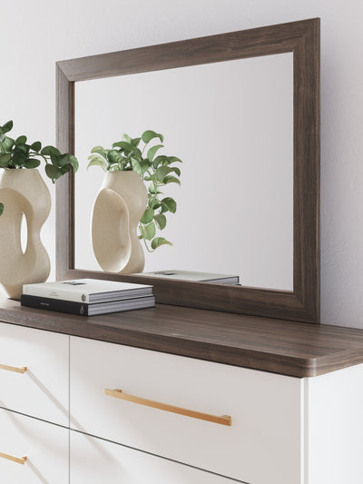 Tampa Furniture Outlet Lutz - Ashley Furniture - Kendanport Bedroom - Dresser and Mirror / Brown - PCB1108B1