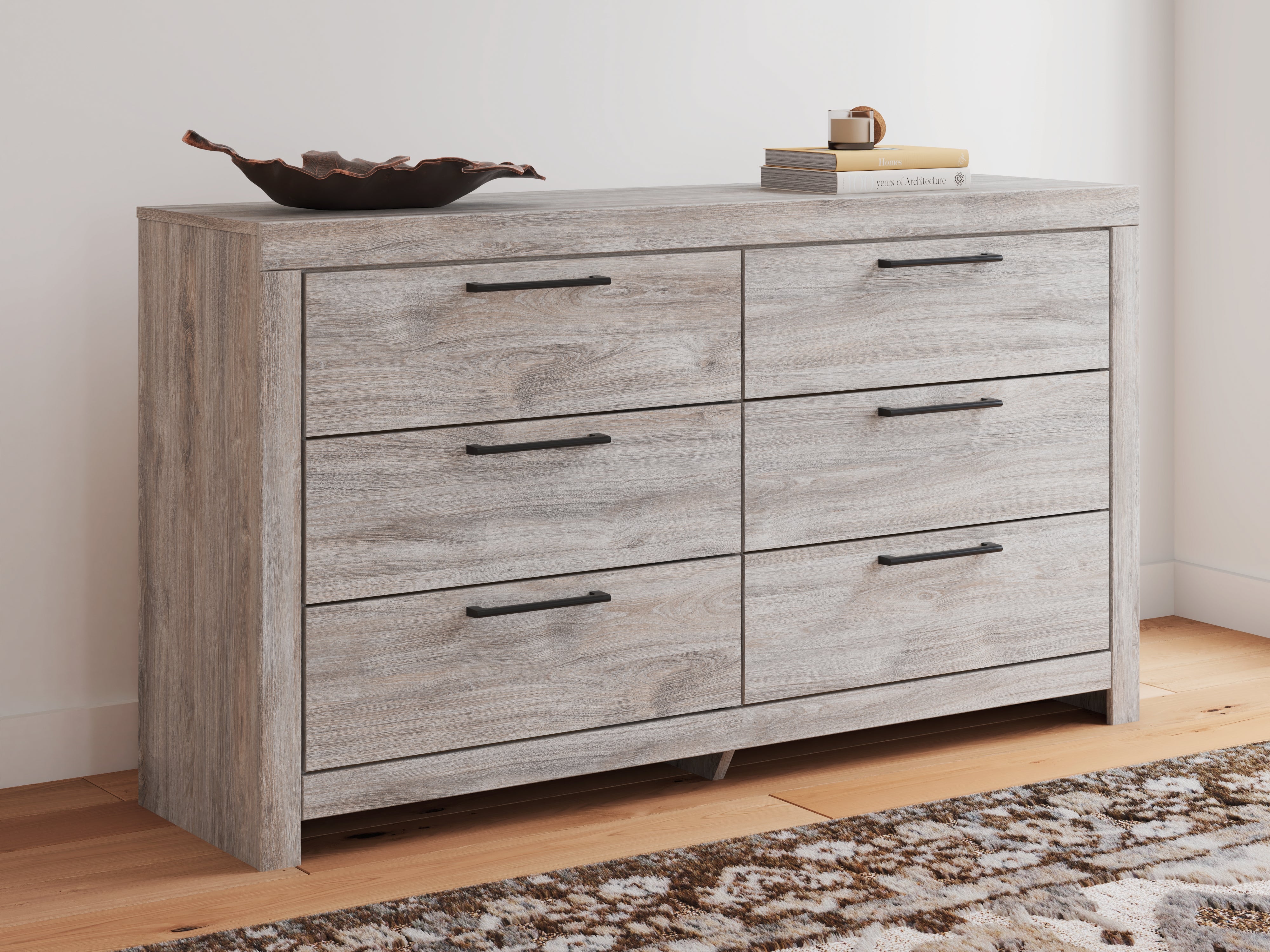 Tampa Furniture Outlet Lutz - Ashley Furniture - Broachmyn Bedroom - Six Drawer Dresser / Gray - PCB1120-31