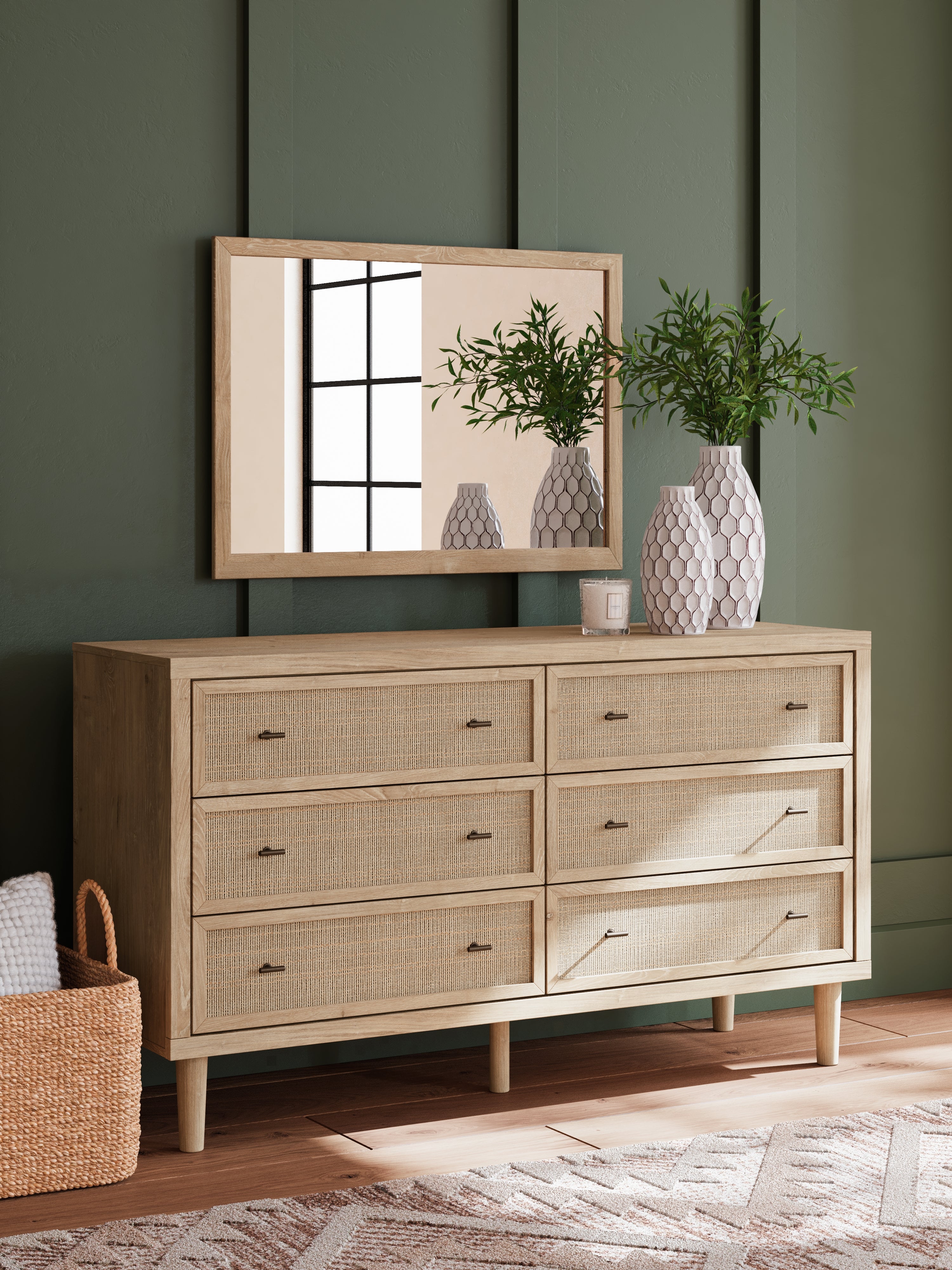 Tampa Furniture Outlet Lutz - Ashley Furniture - Cielden Bedroom - Dresser and Mirror / Two-tone - B1199B1