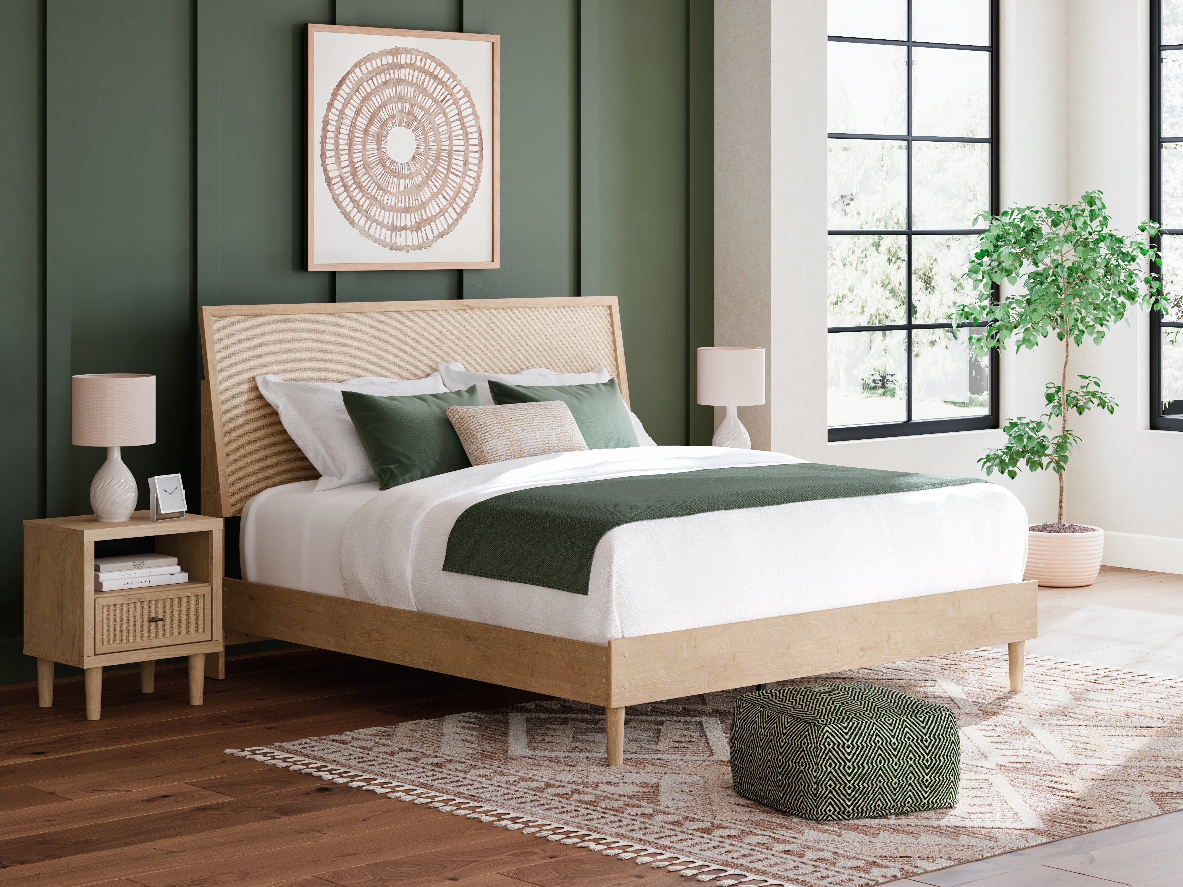 Tampa Furniture Outlet Lutz - Ashley Furniture - Cielden Bedroom - King Panel Bed / Two-tone - B1199B5