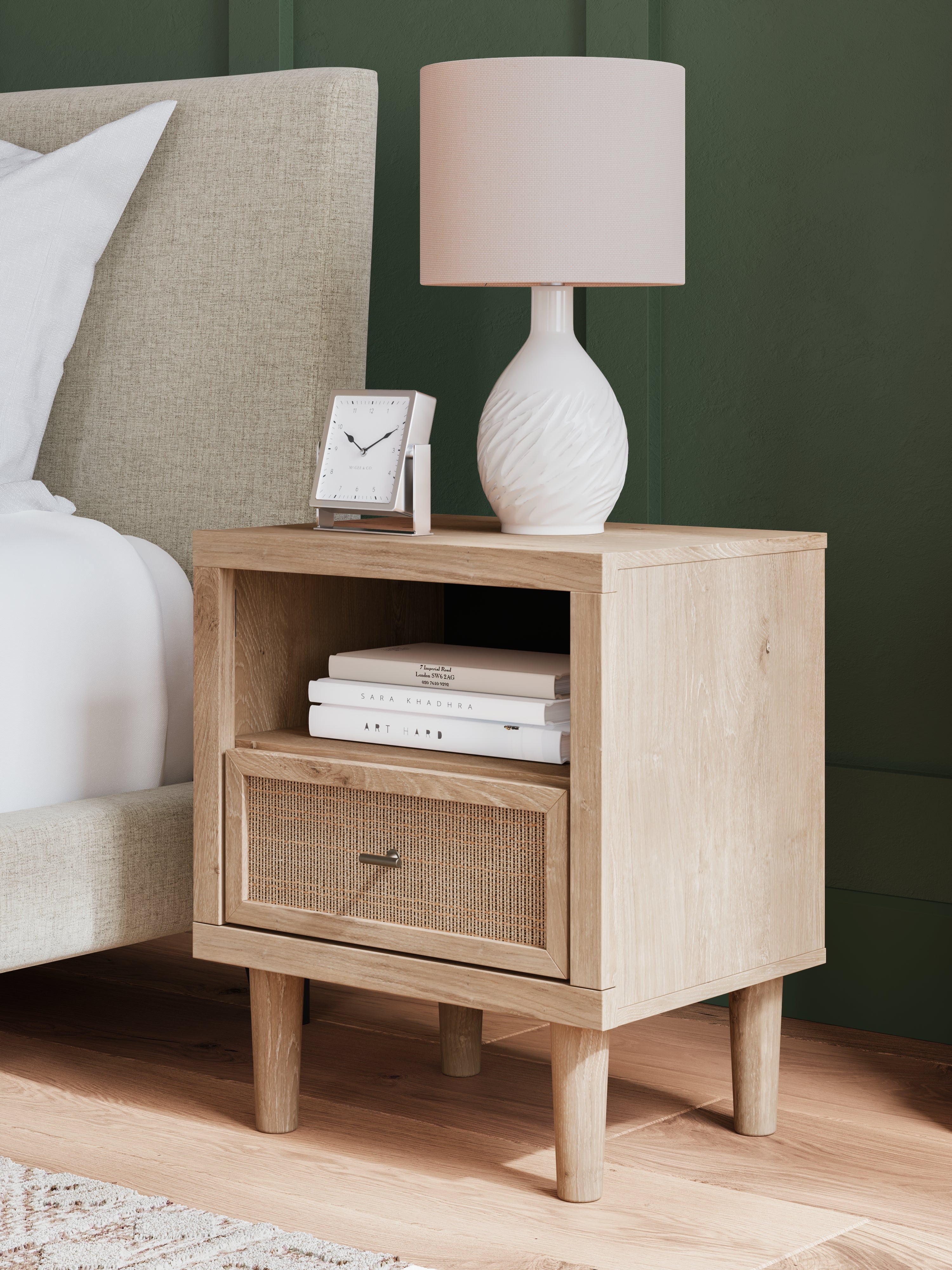 Tampa Furniture Outlet Lutz - Ashley Furniture - Cielden Bedroom - One Drawer Night Stand / Two-tone - B1199-91