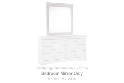 Tampa Furniture Outlet Lutz - Ashley Furniture - Anarasia Bedroom - Bedroom Mirror / White - B129-36