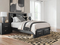 Tampa Furniture Outlet Lutz - Ashley Furniture - Stabotta Bedroom - Full Bookcase Storage Bed - PCB1755B2
