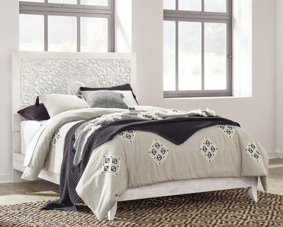 Tampa Furniture Outlet Lutz - Ashley Furniture - Paxberry Bedroom - Queen Panel Bed / Whitewash - B181B6