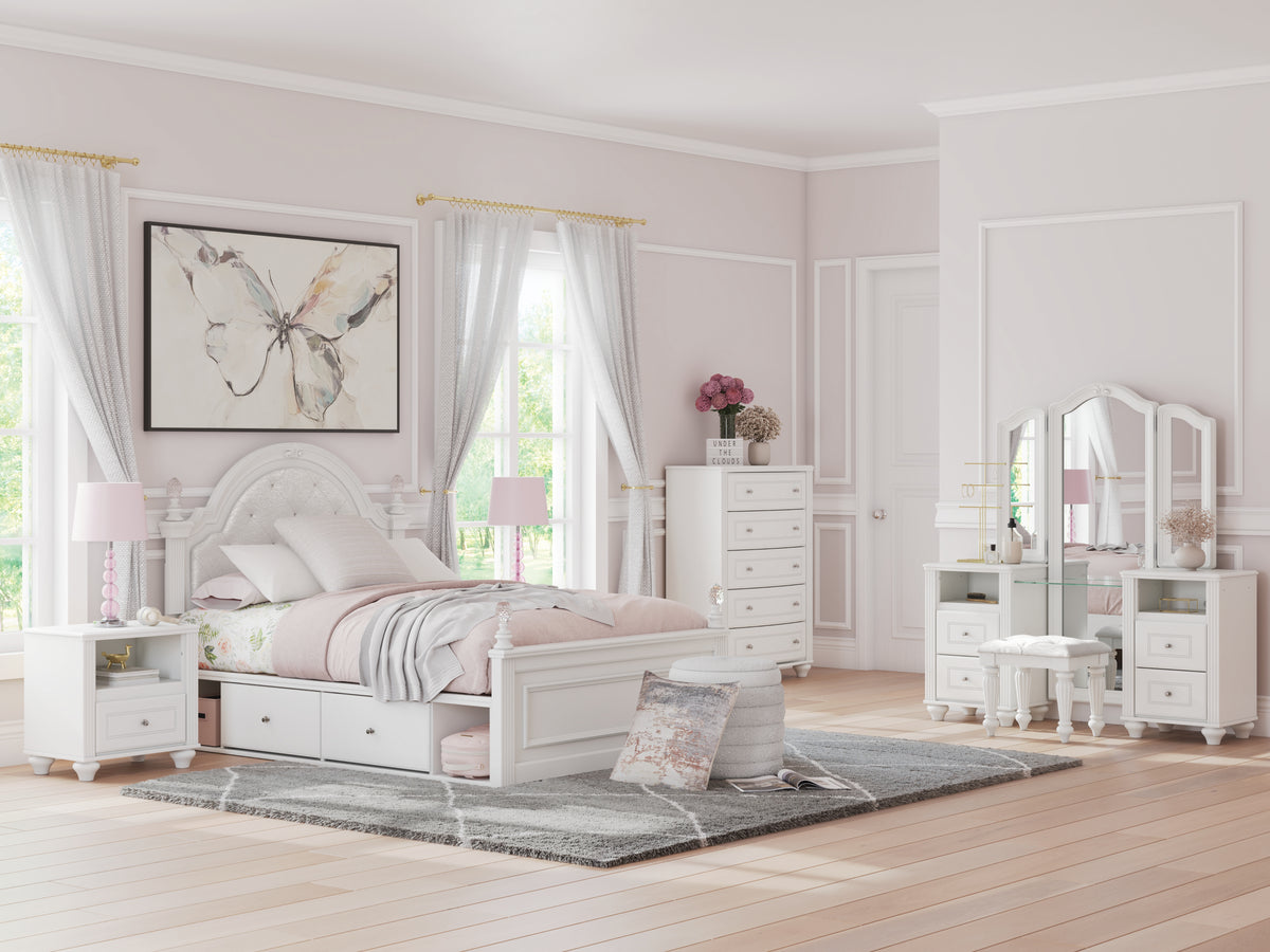 Tampa Furniture Outlet Lutz - Ashley Furniture - Kozlani Vanity with Mirror - Vanity with Mirror - PCB1819B16