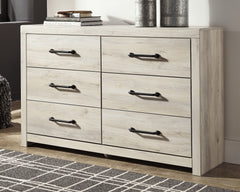Tampa Furniture Outlet Lutz - Ashley Furniture - Cambeck Bedroom - Six Drawer Dresser / Whitewash - B192-31