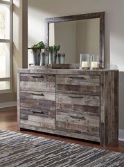 Tampa Furniture Outlet Lutz - Ashley Furniture - Derekson Bedroom - Bedroom Mirror / Multi Gray - B200-36
