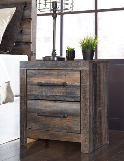 Tampa Furniture Outlet Lutz - Ashley Furniture - Drystan Bedroom - Two Drawer Night Stand / Multi - B211-92