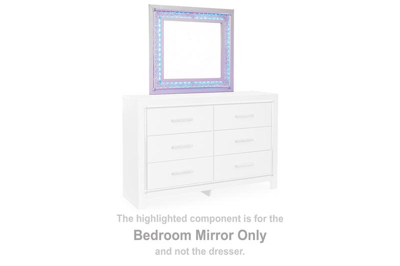 Tampa Furniture Outlet Lutz - Ashley Furniture - Zyniden Bedroom - Bedroom Mirror / Silver - B2114-36