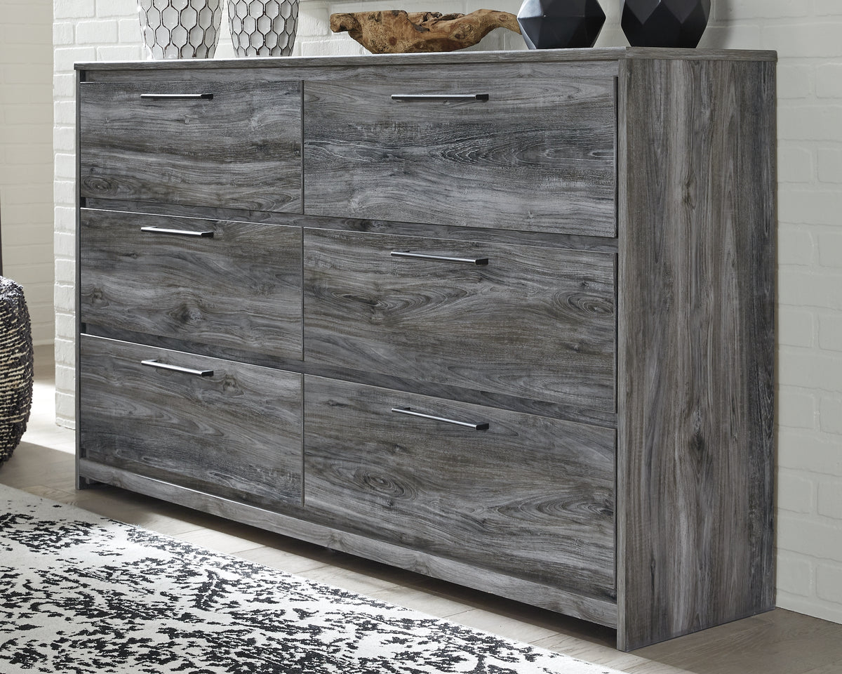 Tampa Furniture Outlet Lutz - Ashley Furniture - Baystorm Bedroom - Six Drawer Dresser / Gray - B221-31
