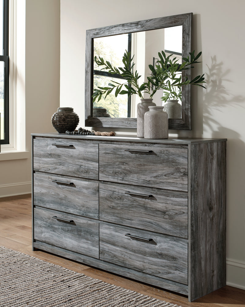 Tampa Furniture Outlet Lutz - Ashley Furniture - Baystorm Bedroom - Dresser and Mirror / Gray - B221B30